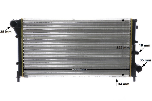 Mahle Original Radiateur CR 1453 000S