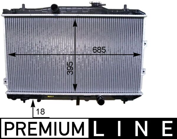 Mahle Original Radiateur CR 1468 000P