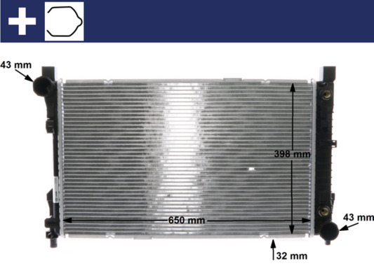 Mahle Original Radiateur CR 1478 000S