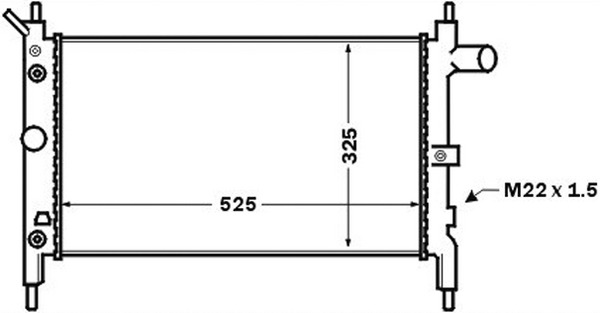 Mahle Original Radiateur CR 1492 000S