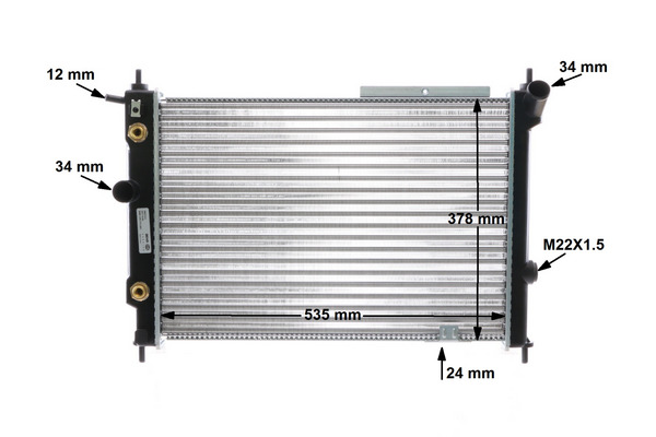 Mahle Original Radiateur CR 1493 000S