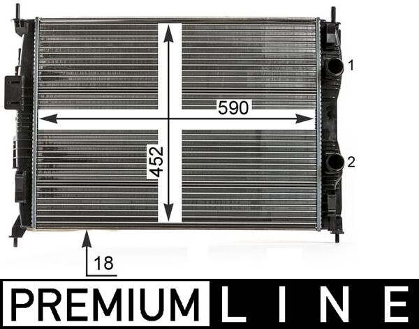 Mahle Original Radiateur CR 14 000P