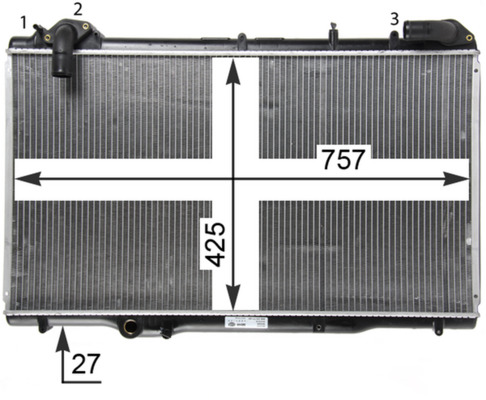 Mahle Original Radiateur CR 1503 000P