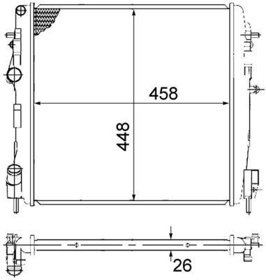 Mahle Original Radiateur CR 1506 000S