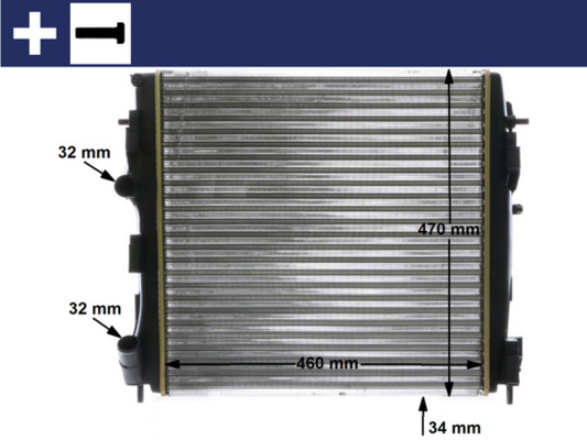 Mahle Original Radiateur CR 1506 000S