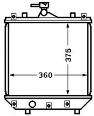 Mahle Original Radiateur CR 1514 000S