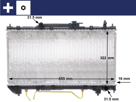 Mahle Original Radiateur CR 1519 000S