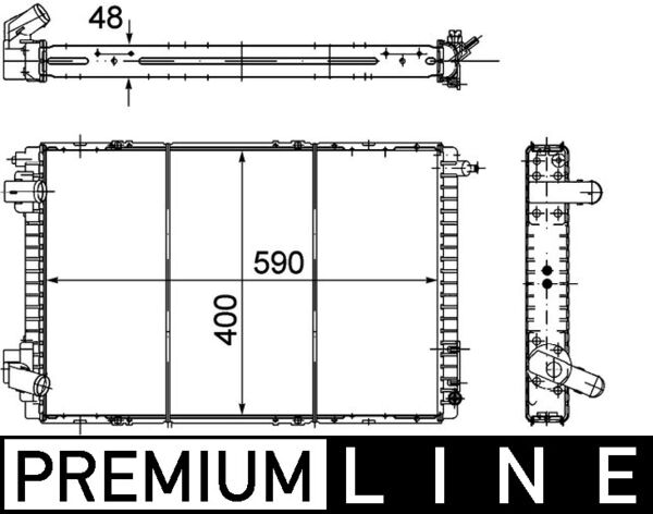 Radiateur Mahle Original CR 151 000P