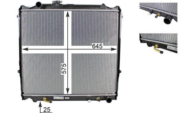 Mahle Original Radiateur CR 1521 000S