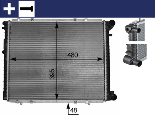 Radiateur Mahle Original CR 152 000S