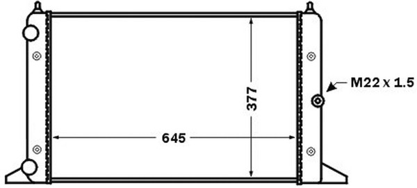 Mahle Original Radiateur CR 1534 000S