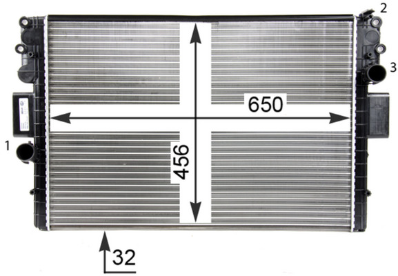 Mahle Original Radiateur CR 1550 000P