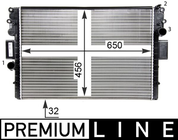 Radiateur Mahle Original CR 1550 000P