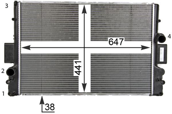 Mahle Original Radiateur CR 1551 000P