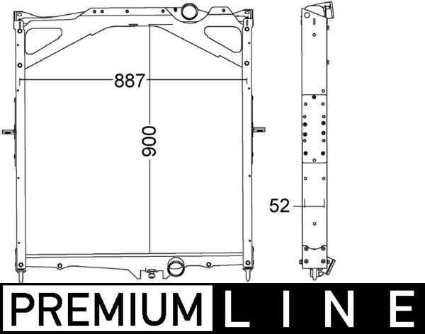 Mahle Original Radiateur CR 1556 000P