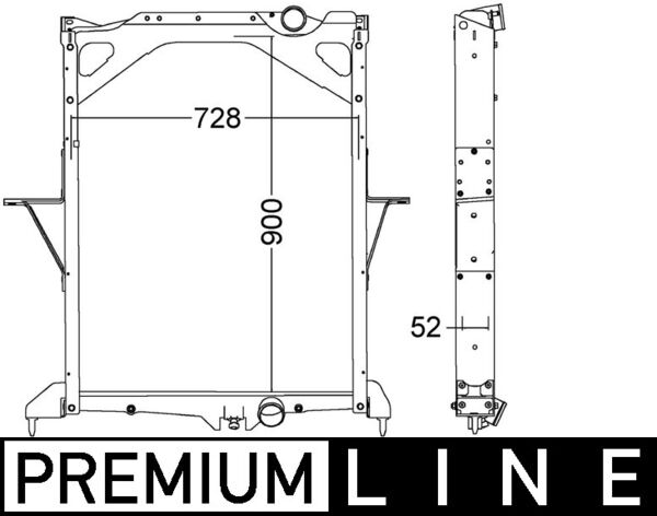 Radiateur Mahle Original CR 1557 000P