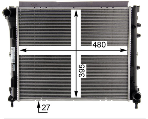 Mahle Original Radiateur CR 1586 000P