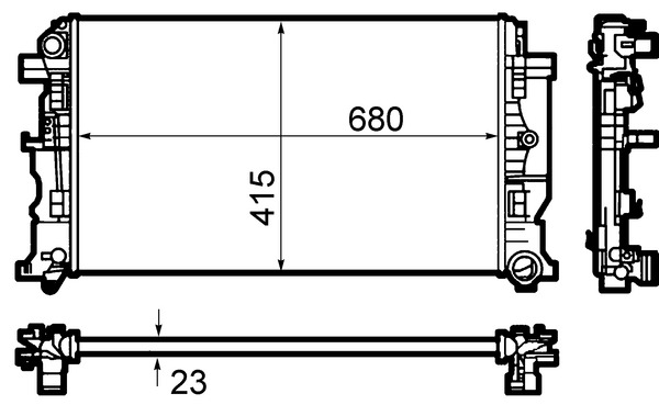 Mahle Original Radiateur CR 1710 000S