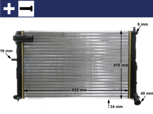 Radiateur Mahle Original CR 171 000S