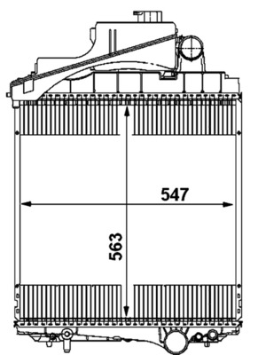 Mahle Original Radiateur CR 1730 000P