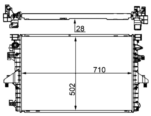 Mahle Original Radiateur CR 1792 000S