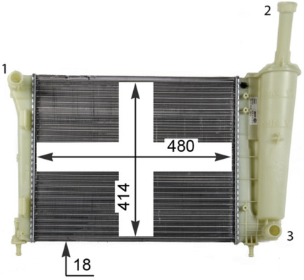 Mahle Original Radiateur CR 1859 000P