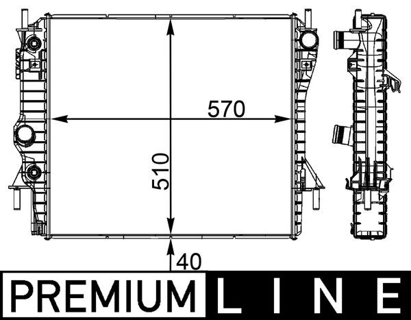 Mahle Original Radiateur CR 1965 000P