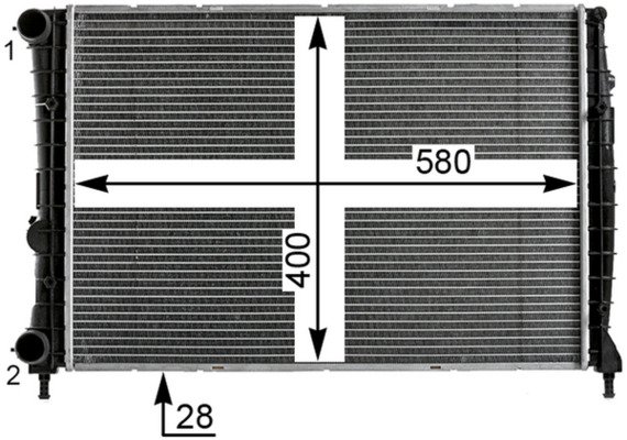 Mahle Original Radiateur CR 1984 000P