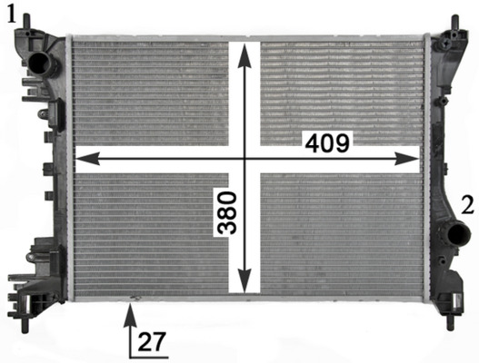 Mahle Original Radiateur CR 1985 000P