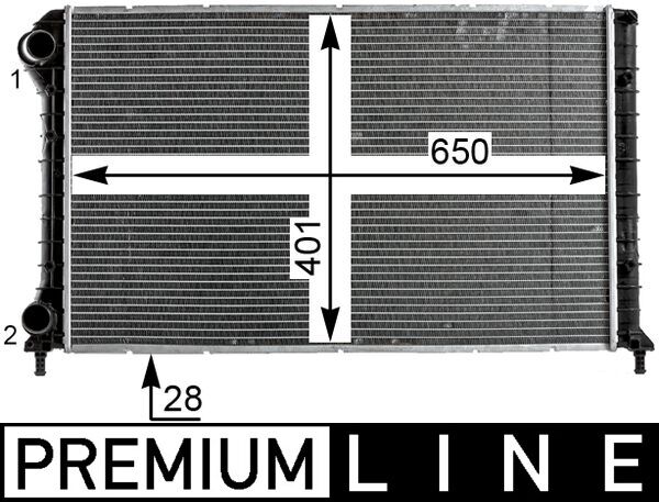 Mahle Original Radiateur CR 1990 000P