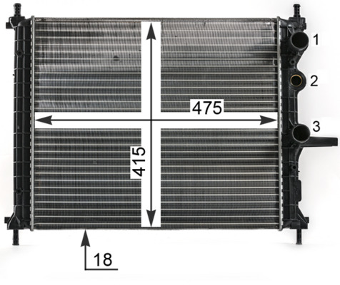 Mahle Original Radiateur CR 1993 000P