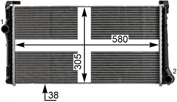 Mahle Original Radiateur CR 1995 000P