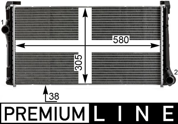 Mahle Original Radiateur CR 1995 000P