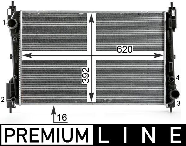 Mahle Original Radiateur CR 1996 000P