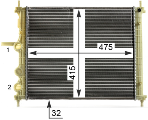 Mahle Original Radiateur CR 1998 000P