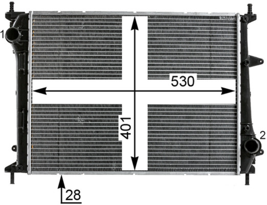 Mahle Original Radiateur CR 1999 000P