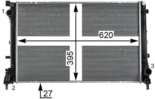 Mahle Original Radiateur CR 2002 000P