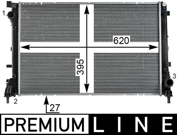 Mahle Original Radiateur CR 2002 000P