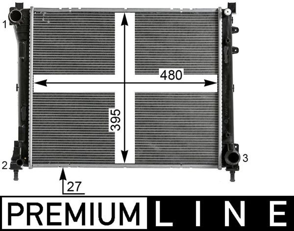 Mahle Original Radiateur CR 2012 000P