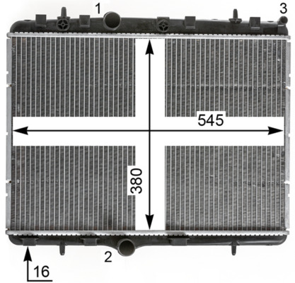 Mahle Original Radiateur CR 2014 000P