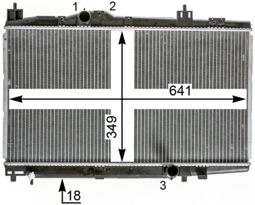 Mahle Original Radiateur CR 2017 000P