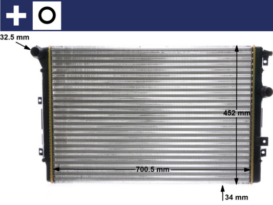 Mahle Original Radiateur CR 2032 000S