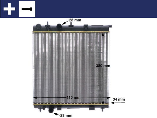 Mahle Original Radiateur CR 2036 000S