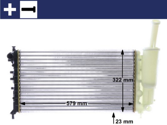 Mahle Original Radiateur CR 2037 000S