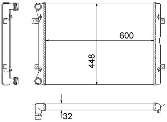 Mahle Original Radiateur CR 2038 000S