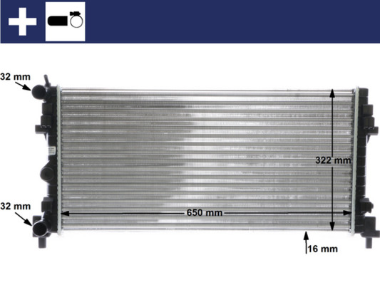 Mahle Original Radiateur CR 2081 000S