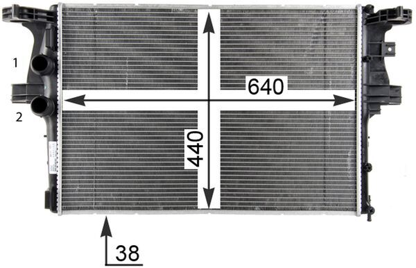 Mahle Original Radiateur CR 2087 000P