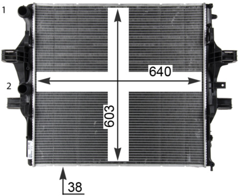 Mahle Original Radiateur CR 2088 000P