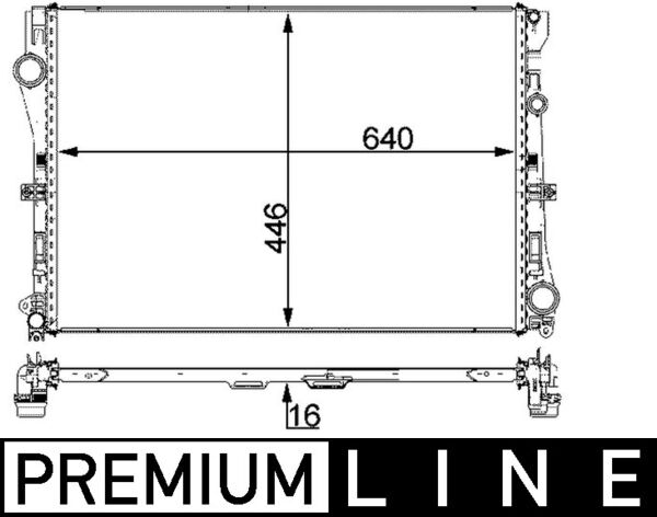 Mahle Original Radiateur CR 2100 000P