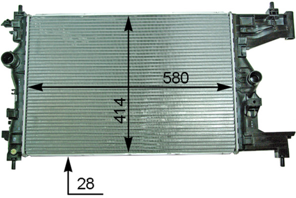 Mahle Original Radiateur CR 2114 000P